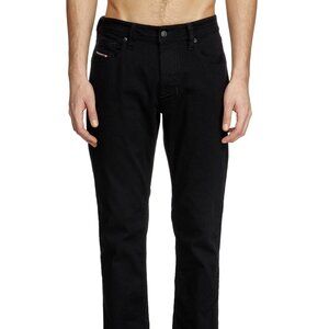 Diesel Men's Black Regular Tapered Larkee-Beex Stretch Slim Straight Jeans Sz 30